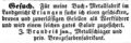 Zeitungsanzeige des Blattmetallfabrikanten <!--LINK'" 0:12-->, März 1851 <span class="smw-highlighter" data-type="8" data-state="inline" data-title="Hinweis" title="Lizenz: NoC-NC 1.0"><span class="smwtticon note"></span><span class="smwttcontent">Lizenz: NoC-NC 1.0</span></span>