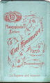Rückseite einer Fotografie, um 1890 <span class="smw-highlighter" data-type="8" data-state="inline" data-title="Hinweis" title="Urheber: G. KriegbaumLizenz: CC BY-SA 3.0"><span class="smwtticon note"></span><span class="smwttcontent">Urheber: G. Kriegbaum<br><br>Lizenz: CC BY-SA 3.0</span></span>