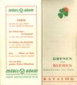 Ausstellungskatalog der Gartenschau Grünen und Blühen 1951 mit Firmenwerbung von Möbel Böhm <span class="smw-highlighter" data-type="8" data-state="inline" data-title="Hinweis" title="Urheber: Stadt FürthLizenz: CC BY-SA 3.0"><span class="smwtticon note"></span><span class="smwttcontent">Urheber: <!--LINK'" 0:283--><br><br><br>Lizenz: CC BY-SA 3.0</span></span>