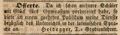 Heidegger bietet Lateinunterricht, Fürther Tagblatt, 28. November 1849 <span class="smw-highlighter" data-type="8" data-state="inline" data-title="Hinweis" title="Urheber: Fürther TagblattLizenz: CC BY-NC 3.0"><span class="smwtticon note"></span><span class="smwttcontent">Urheber: <!--LINK'" 0:10--><br><br>Lizenz: CC BY-NC 3.0</span></span>