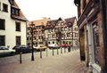 Blick aus der Gustavstr. auf Marktplatz 7 und 11, links das bambergische Amtshaus, ca. 1990 <span class="smw-highlighter" data-type="8" data-state="inline" data-title="Hinweis" title="Urheber: Hermann SteinmetzLizenz: CC BY-SA 3.0"><span class="smwtticon note"></span><span class="smwttcontent">Urheber: Hermann Steinmetz<br><br>Lizenz: CC BY-SA 3.0</span></span>