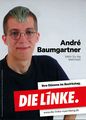 Linke-Wahlkampfflyer von Andre Baumgartner zur Bezirkstagswahl 2018 <span class="smw-highlighter" data-type="8" data-state="inline" data-title="Hinweis" title="Urheber: Die Linke FürthLizenz: CC BY-SA 3.0"><span class="smwtticon note"></span><span class="smwttcontent">Urheber: Die Linke Fürth<br><br>Lizenz: CC BY-SA 3.0</span></span>