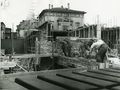Baustelle Neubau AOK Fürth, 1954 <span class="smw-highlighter" data-type="8" data-state="inline" data-title="Hinweis" title="Urheber: AOK FürthLizenz: CC BY-SA 3.0"><span class="smwtticon note"></span><span class="smwttcontent">Urheber: <!--LINK'" 0:11--><br><br>Lizenz: CC BY-SA 3.0</span></span>