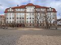 Rückseite der Frauenschule, 2025. <span class="smw-highlighter" data-type="8" data-state="inline" data-title="Hinweis" title="Urheber: Andreas RümlerLizenz: CC BY-NC-ND 4.0"><span class="smwtticon note"></span><span class="smwttcontent">Urheber: Andreas Rümler<br><br>Lizenz: CC BY-NC-ND 4.0</span></span>