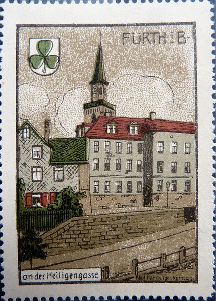 Datei:Werbemarke Heiligengasse.JPG