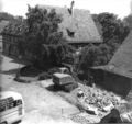 Abbruch alten Pfarrscheune, 1961 <span class="smw-highlighter" data-type="8" data-state="inline" data-title="Hinweis" title="Urheber: unbekanntLizenz: CC BY-SA 3.0"><span class="smwtticon note"></span><span class="smwttcontent">Urheber: unbekannt<br><br>Lizenz: CC BY-SA 3.0</span></span>