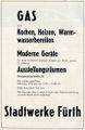 Werbung der Stadtwerke Fürth, 1970 <span class="smw-highlighter" data-type="8" data-state="inline" data-title="Hinweis" title="Urheber: Stadtwerke FürthLizenz: CC BY-SA 3.0"><span class="smwtticon note"></span><span class="smwttcontent">Urheber: <!--LINK'" 0:253--><br><br>Lizenz: CC BY-SA 3.0</span></span>