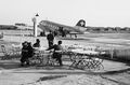 Industrieflughafen Nürnberg-Fürth, DC-3 HB-IRO, 1950 <span class="smw-highlighter" data-type="8" data-state="inline" data-title="Hinweis" title="Urheber: René GardiLizenz: CC BY-SA 4.0"><span class="smwtticon note"></span><span class="smwttcontent">Urheber: René Gardi<br><br>Lizenz: CC BY-SA 4.0</span></span>