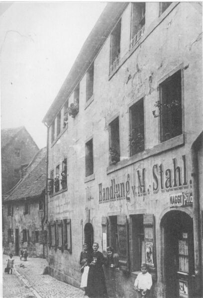 Datei:Stahl´sche Handlung Rednitzstraße 5.jpg