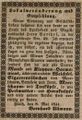 Zeitungsannonce des Kaufmanns und späteren Bronzefarbenfabrikanten <!--LINK'" 0:60-->, Mai 1844 <span class="smw-highlighter" data-type="8" data-state="inline" data-title="Hinweis" title="Lizenz: NoC-NC 1.0"><span class="smwtticon note"></span><span class="smwttcontent">Lizenz: NoC-NC 1.0</span></span>