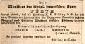 Zeitungsannonce der Handlung "F. A. Billing & Sohn", Juni 1840 <span class="smw-highlighter" data-type="8" data-state="inline" data-title="Hinweis" title="Lizenz: NoC-NC 1.0"><span class="smwtticon note"></span><span class="smwttcontent">Lizenz: NoC-NC 1.0</span></span>