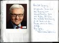 Gästebucheintrag von Frank-Walter Steinmeier<br/> anlässlich seines  Besuchs im Bogenhof beim ... <span class="smw-highlighter" data-type="8" data-state="inline" data-title="Hinweis" title="Gästebucheintrag von Frank-Walter Steinmeier anlässlich seines Besuchs im Bogenhof beim Fürther Höfefest am 14. Juli 2013Urheber: Frank-Walter SteinmeierLizenz: CC BY-SA 3.0"><span class="smwtticon note"></span><span class="smwttcontent">Gästebucheintrag von Frank-Walter Steinmeier<br/> anlässlich seines  Besuchs im Bogenhof beim Fürther Höfefest am 14. Juli 2013<br>Urheber: Frank-Walter Steinmeier<br><br>Lizenz: CC BY-SA 3.0</span></span>