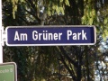 Straßenschild Am Grüner Park, fehlerhafte Orthografie <span class="smw-highlighter" data-type="8" data-state="inline" data-title="Hinweis" title="Urheber: BaringelLizenz: CC BY-SA 3.0"><span class="smwtticon note"></span><span class="smwttcontent">Urheber: <!--LINK'" 2:23--><br><br><br>Lizenz: CC BY-SA 3.0</span></span>