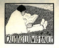 Exlibris für Ludwig Brüll, gestaltet von Benno Berneis 1904 <span class="smw-highlighter" data-type="8" data-state="inline" data-title="Hinweis" title="Urheber: Benno BerneisLizenz: CC BY-SA 3.0"><span class="smwtticon note"></span><span class="smwttcontent">Urheber: <a class="mw-selflink selflink">Benno Berneis</a><br><br>Lizenz: CC BY-SA 3.0</span></span>
