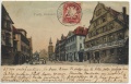 Postkarte "Fürth, Marktplatz", geschrieben und abgestempelt am 10. April 1910 (Vorderseite) <span class="smw-highlighter" data-type="8" data-state="inline" data-title="Hinweis" title="Lizenz: CC BY-SA 3.0"><span class="smwtticon note"></span><span class="smwttcontent">Lizenz: CC BY-SA 3.0</span></span>
