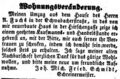 Zeitungsanzeige des Schreiners <!--LINK'" 0:60-->, September 1852 <span class="smw-highlighter" data-type="8" data-state="inline" data-title="Hinweis" title="Lizenz: NoC-NC 1.0"><span class="smwtticon note"></span><span class="smwttcontent">Lizenz: NoC-NC 1.0</span></span>