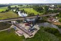 Bau der Bremenstaller Brücke vor der Regnitztalbrücke über die Regnitz, Mai 2020 <span class="smw-highlighter" data-type="8" data-state="inline" data-title="Hinweis" title="Urheber: J. KielkowskiLizenz: CC BY-SA 3.0"><span class="smwtticon note"></span><span class="smwttcontent">Urheber: J. Kielkowski<br><br>Lizenz: CC BY-SA 3.0</span></span>