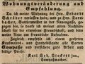 Zeitungsanzeige des Kompassmachers <!--LINK'" 0:52--> jun., April 1847 <span class="smw-highlighter" data-type="8" data-state="inline" data-title="Hinweis" title="Lizenz: Out of copyright - non commercial re-use"><span class="smwtticon note"></span><span class="smwttcontent">Lizenz: Out of copyright - non commercial re-use</span></span>
