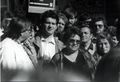 Protestaktion der Grünen in Fürth, mit Rotraut Grashey und Ingrid Psimmas, ca. 1986 <span class="smw-highlighter" data-type="8" data-state="inline" data-title="Hinweis" title="Urheber: Helmut GrasheyLizenz: CC BY-SA 3.0"><span class="smwtticon note"></span><span class="smwttcontent">Urheber: Helmut Grashey<br><br>Lizenz: CC BY-SA 3.0</span></span>