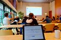 FürthWiki auf der WikiCon 2017 in Leipzig, 2017 <span class="smw-highlighter" data-type="8" data-state="inline" data-title="Hinweis" title="Urheber: Kamran SalimiLizenz: CC BY-SA 3.0"><span class="smwtticon note"></span><span class="smwttcontent">Urheber: <!--LINK'" 0:184--><br><br>Lizenz: CC BY-SA 3.0</span></span>