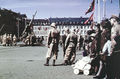 Aufmarsch des Afrika Korps auf dem Schlageterplatz 1941 mit Flakgeschützen. <span class="smw-highlighter" data-type="8" data-state="inline" data-title="Hinweis" title="Urheber: unbekanntLizenz: CC BY-SA 3.0"><span class="smwtticon note"></span><span class="smwttcontent">Urheber: unbekannt<br><br>Lizenz: CC BY-SA 3.0</span></span>