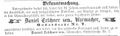 Zeitungsanzeige des Uhrmachers <!--LINK'" 0:19--> sen., September 1870 <span class="smw-highlighter" data-type="8" data-state="inline" data-title="Hinweis" title="Lizenz: NoC-NC 1.0"><span class="smwtticon note"></span><span class="smwttcontent">Lizenz: NoC-NC 1.0</span></span>