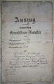 Seite 1
Grundsteuer Kataster Auszug Gemeinde Stadeln und Rentamtsbezirk Fürth 1900 mit Zu- und ... <span class="smw-highlighter" data-type="8" data-state="inline" data-title="Hinweis" title="Seite 1Grundsteuer Kataster Auszug Gemeinde Stadeln und Rentamtsbezirk Fürth 1900 mit Zu- und Abgängen der Grundstücksgröße des Gasthauses Zur Eisenbahn Stadeln am Bahnhof Vach bis 1914 als Grundlage der Grundsteuerberechnung im Königreich BayernUrheber: Familie SmolarczikLizenz: CC BY-SA 3.0"><span class="smwtticon note"></span><span class="smwttcontent">Seite 1Grundsteuer Kataster Auszug Gemeinde Stadeln und Rentamtsbezirk Fürth 1900 mit Zu- und Abgängen der Grundstücksgröße des Gasthauses <!--LINK'" 0:16--> am <!--LINK'" 0:17--> bis 1914 als Grundlage der Grundsteuerberechnung im Königreich Bayern<br>Urheber: Familie Smolarczik<br><br>Lizenz: CC BY-SA 3.0</span></span>