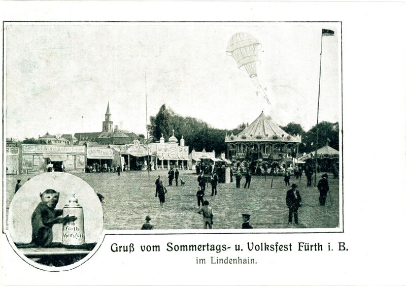 Datei:AK Volksfest Lindenhain 1908.jpg