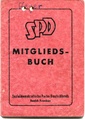 SPD Mitglieds Buch Unterbezirk Fürth mit Beitragsmarken von 1953 - 1975 <span class="smw-highlighter" data-type="8" data-state="inline" data-title="Hinweis" title="Urheber: SPDLizenz: Bildlizenz-Stadtarchiv"><span class="smwtticon note"></span><span class="smwttcontent">Urheber: <!--LINK'" 0:117--><br><br>Lizenz: Bildlizenz-Stadtarchiv</span></span>