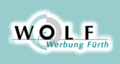 Logo: Wolf Werbung Fürth, ca. 1990 <span class="smw-highlighter" data-type="8" data-state="inline" data-title="Hinweis" title="Urheber: Wolf Werbung FürthLizenz: CC BY-SA 3.0"><span class="smwtticon note"></span><span class="smwttcontent">Urheber: <!--LINK'" 0:354--><br><br>Lizenz: CC BY-SA 3.0</span></span>