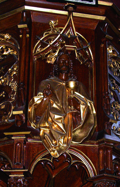 Datei:Heiland im Kanzelkorb.jpg