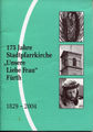 Titelblatt: 175 Jahre Stadtpfarrkirche Unsere Liebe Frau 1829 - 2004 (Broschüre) <span class="smw-highlighter" data-type="8" data-state="inline" data-title="Hinweis" title="Urheber: Katholisches Stadtpfarramt Unsere Liebe FrauLizenz: CC BY-SA 3.0"><span class="smwtticon note"></span><span class="smwttcontent">Urheber: Katholisches Stadtpfarramt Unsere Liebe Frau<br><br><br>Lizenz: CC BY-SA 3.0</span></span>