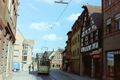 Straßenbahn in Höhe Königstraße 43 (1980). <span class="smw-highlighter" data-type="8" data-state="inline" data-title="Hinweis" title="Urheber: Bernd JesussekLizenz: CC BY-SA 3.0"><span class="smwtticon note"></span><span class="smwttcontent">Urheber: <!--LINK'" 0:9--><br><br>Lizenz: CC BY-SA 3.0</span></span>