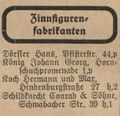 Eintrag im Fürther Adressbuch 1931 aller Fürther <!--LINK'" 0:95-->. <span class="smw-highlighter" data-type="8" data-state="inline" data-title="Hinweis" title="Urheber: Fürther Adressbuch 1931Lizenz: CC BY-SA 3.0"><span class="smwtticon note"></span><span class="smwttcontent">Urheber: Fürther Adressbuch 1931<br><br>Lizenz: CC BY-SA 3.0</span></span>