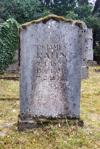 Datei:James Rahn Grabstein.jpg