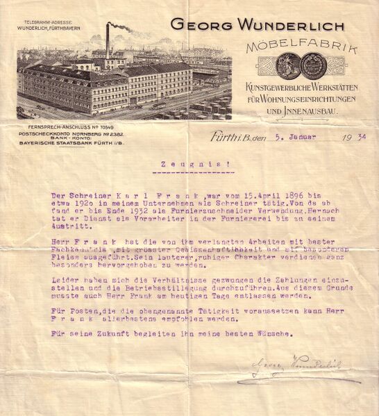Datei:Zeugnis Georg Wunderlich.jpg