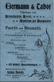 Anzeige der Firma Eiermann & Tabor aus dem Fürther Adressbuch von 1901 <span class="smw-highlighter" data-type="8" data-state="inline" data-title="Hinweis" title="Lizenz: CC BY-SA 3.0"><span class="smwtticon note"></span><span class="smwttcontent">Lizenz: CC BY-SA 3.0</span></span>