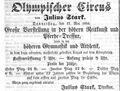 "Olympischer Circus" auf dem Königsplatz, Mai 1855 <span class="smw-highlighter" data-type="8" data-state="inline" data-title="Hinweis" title="Lizenz: NoC-NC 1.0"><span class="smwtticon note"></span><span class="smwttcontent">Lizenz: NoC-NC 1.0</span></span>