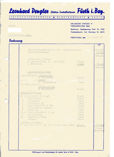 Datei:Rechnung Leonhard Dengler 1957.jpg