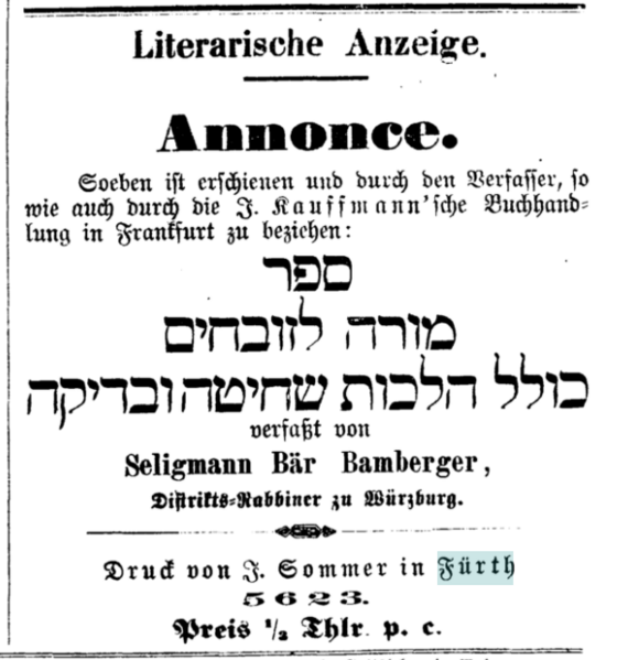 Datei:Sommer Der Israelit 1.7.1863.png