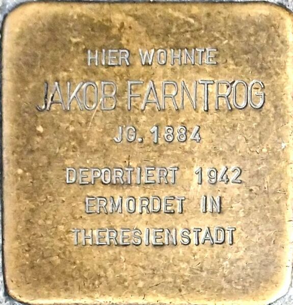 Datei:Stolperstein Jakob Farntrog.jpg