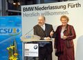 CSU-Neujahresempfang mit StR Dr. Joachim Schmidt und MdL Petra Guttenberger im BMW-Autohaus auf der ... <span class="smw-highlighter" data-type="8" data-state="inline" data-title="Hinweis" title="CSU-Neujahresempfang mit StR Dr. Joachim Schmidt und MdL Petra Guttenberger im BMW-Autohaus auf der Hardhöhe, 2007Urheber: CSU FürthLizenz: CC BY-SA 3.0"><span class="smwtticon note"></span><span class="smwttcontent">CSU-Neujahresempfang mit StR Dr. Joachim Schmidt und MdL Petra Guttenberger im BMW-Autohaus auf der Hardhöhe, 2007<br>Urheber: CSU Fürth<br><br><br>Lizenz: CC BY-SA 3.0</span></span>