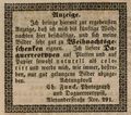 Zeitungsannonce des Daguerreotpyisten <!--LINK'" 0:14-->, November 1849 <span class="smw-highlighter" data-type="8" data-state="inline" data-title="Hinweis" title="Lizenz: NoC-NC 1.0"><span class="smwtticon note"></span><span class="smwttcontent">Lizenz: NoC-NC 1.0</span></span>