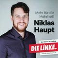 Wahlkampfpostkarte von Niklas Haupt von den Linken zur Landtagswahl 2018 <span class="smw-highlighter" data-type="8" data-state="inline" data-title="Hinweis" title="Urheber: Linke FürthLizenz: CC BY-SA 3.0"><span class="smwtticon note"></span><span class="smwttcontent">Urheber: Linke Fürth<br><br>Lizenz: CC BY-SA 3.0</span></span>