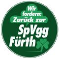 Logo: Zurück zur Spielvereinigung Fürth <span class="smw-highlighter" data-type="8" data-state="inline" data-title="Hinweis" title="Urheber: Zurück zur SpVgg FürthLizenz: copyright"><span class="smwtticon note"></span><span class="smwttcontent">Urheber: <!--LINK'" 0:923--><br><br>Lizenz: copyright</span></span>