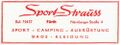 Werbung von Sport Strauss 1958 <span class="smw-highlighter" data-type="8" data-state="inline" data-title="Hinweis" title="Urheber: Bernd JesussekLizenz: CC BY-SA 3.0"><span class="smwtticon note"></span><span class="smwttcontent">Urheber: <!--LINK'" 0:191--><br><br>Lizenz: CC BY-SA 3.0</span></span>