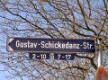 Straßenschild Gustav-Schickedanz-Straße <span class="smw-highlighter" data-type="8" data-state="inline" data-title="Hinweis" title="Urheber: BaringelLizenz: CC BY-SA 3.0"><span class="smwtticon note"></span><span class="smwttcontent">Urheber: <!--LINK'" 2:51--><br><br>Lizenz: CC BY-SA 3.0</span></span>